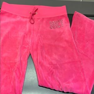 Hot pink juicy couture bottoms